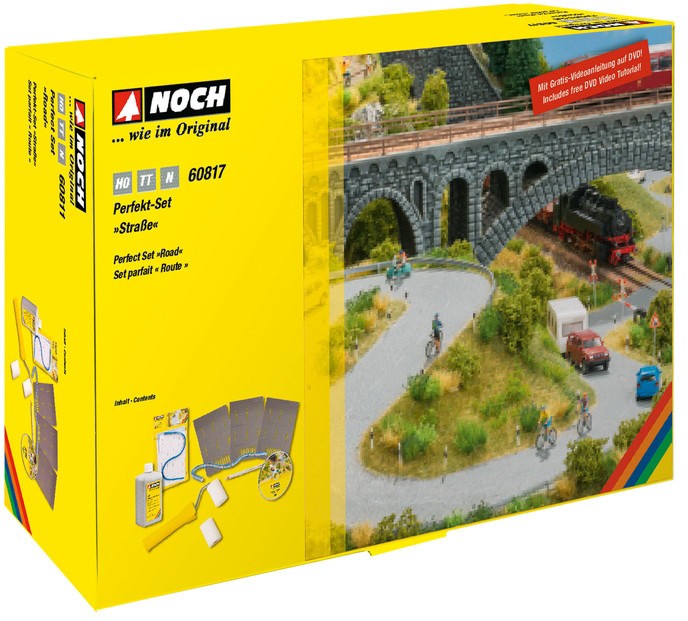Noch 60817 , Sada na stavbu maket "Cesta" , stupnice Ho