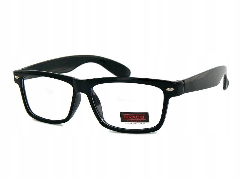 

Zerówki Damskie Okulary Oprawy Zestaw Nerdy Etui