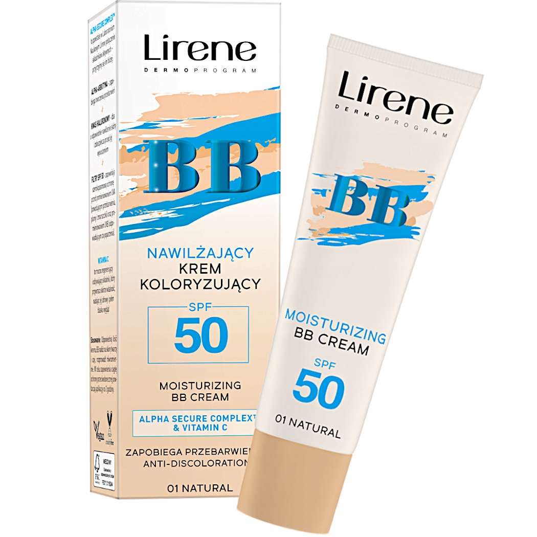 

Lirene Krem Bb Koloryzujący Spf 50 01 natural