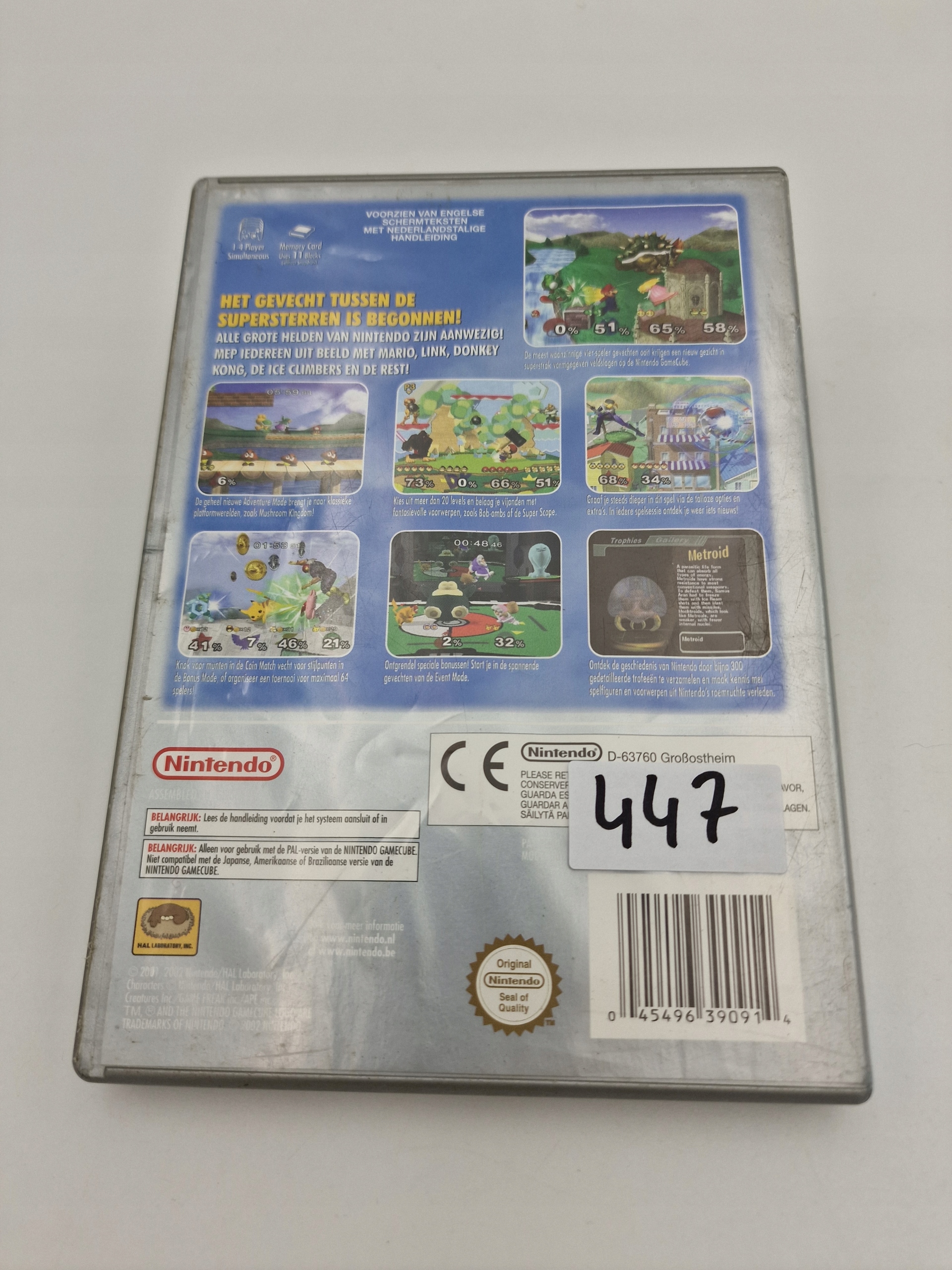 NINTENDO GAMECUBE SUPER SMASH BROS MELEE Platforma Nintendo GameCube