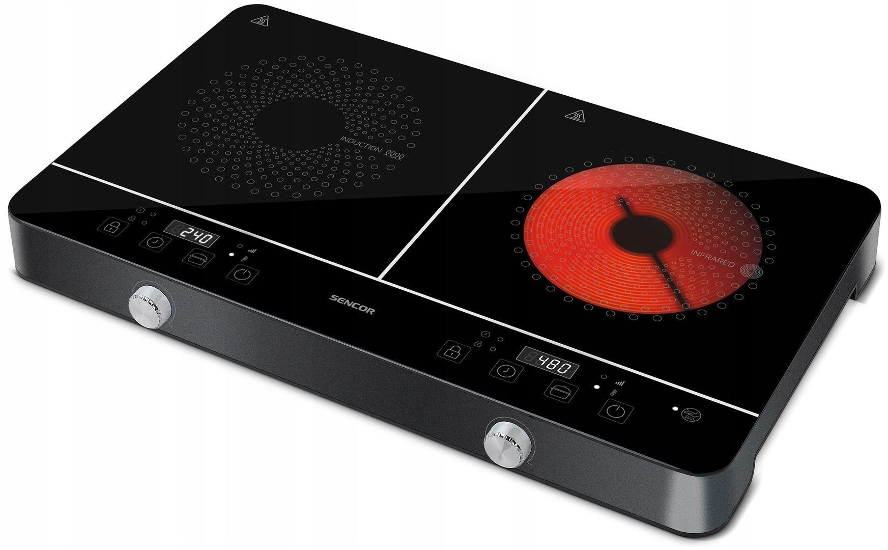 Kuchenka Indukcyjno-Elektryczna Sencor 3400W Timer