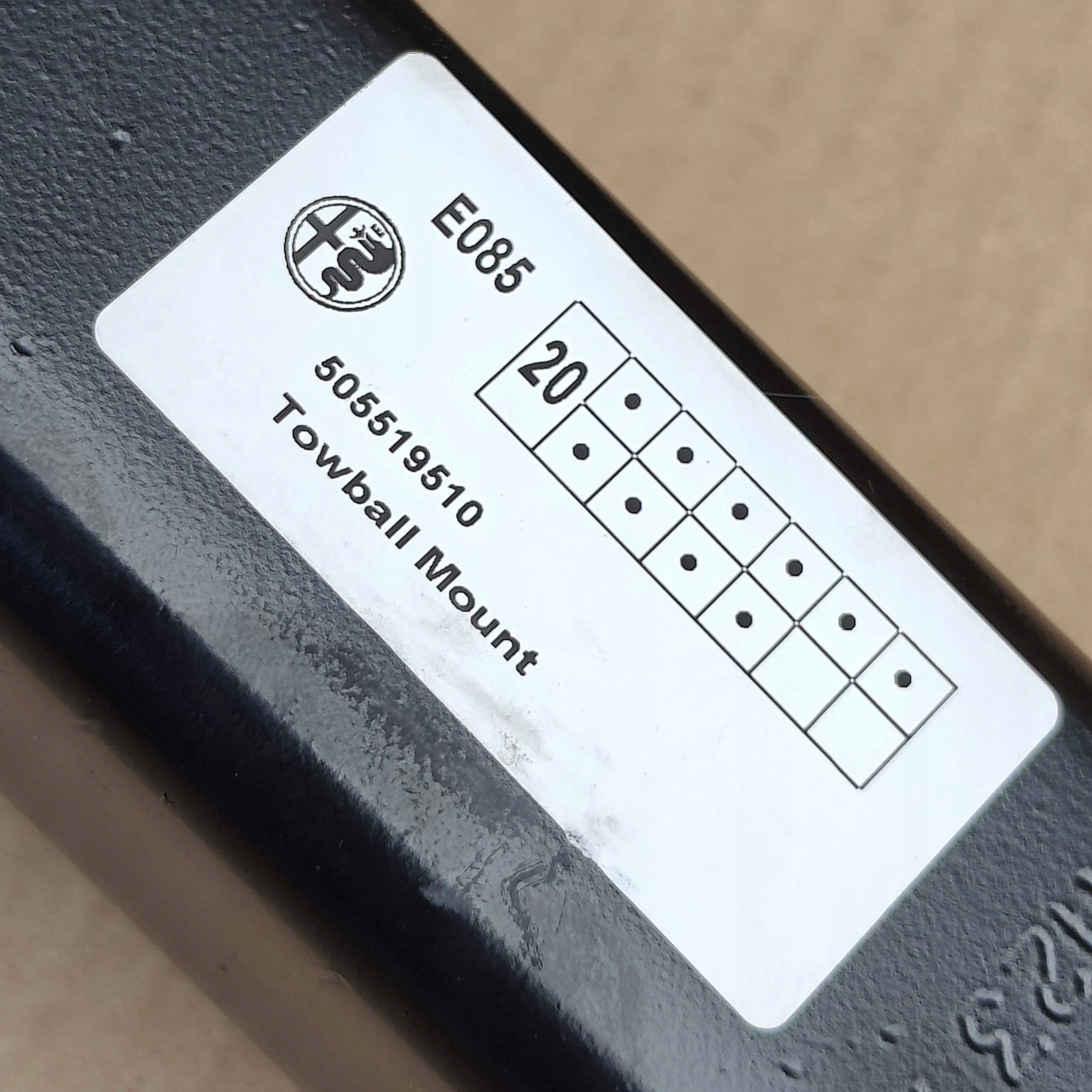 Zaczep Czop Hak 505519510 Alfa Romeo Stelvio Producent Alfa Romeo OE