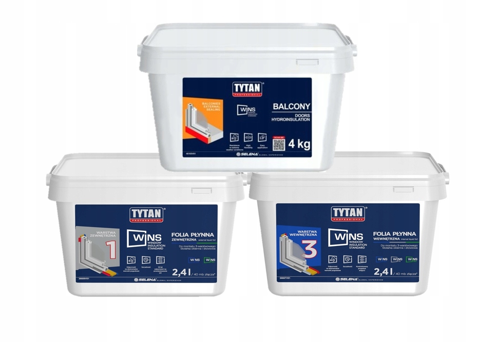 Sada Fólií Titan Wins Pro Okna A Dveře Hydroizolace Vzduchotěsná Montáž