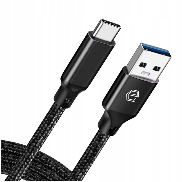 Szybki Kabel Przewód Usb-a 3.0 Usb-c Type-c 60W 3A 200cm