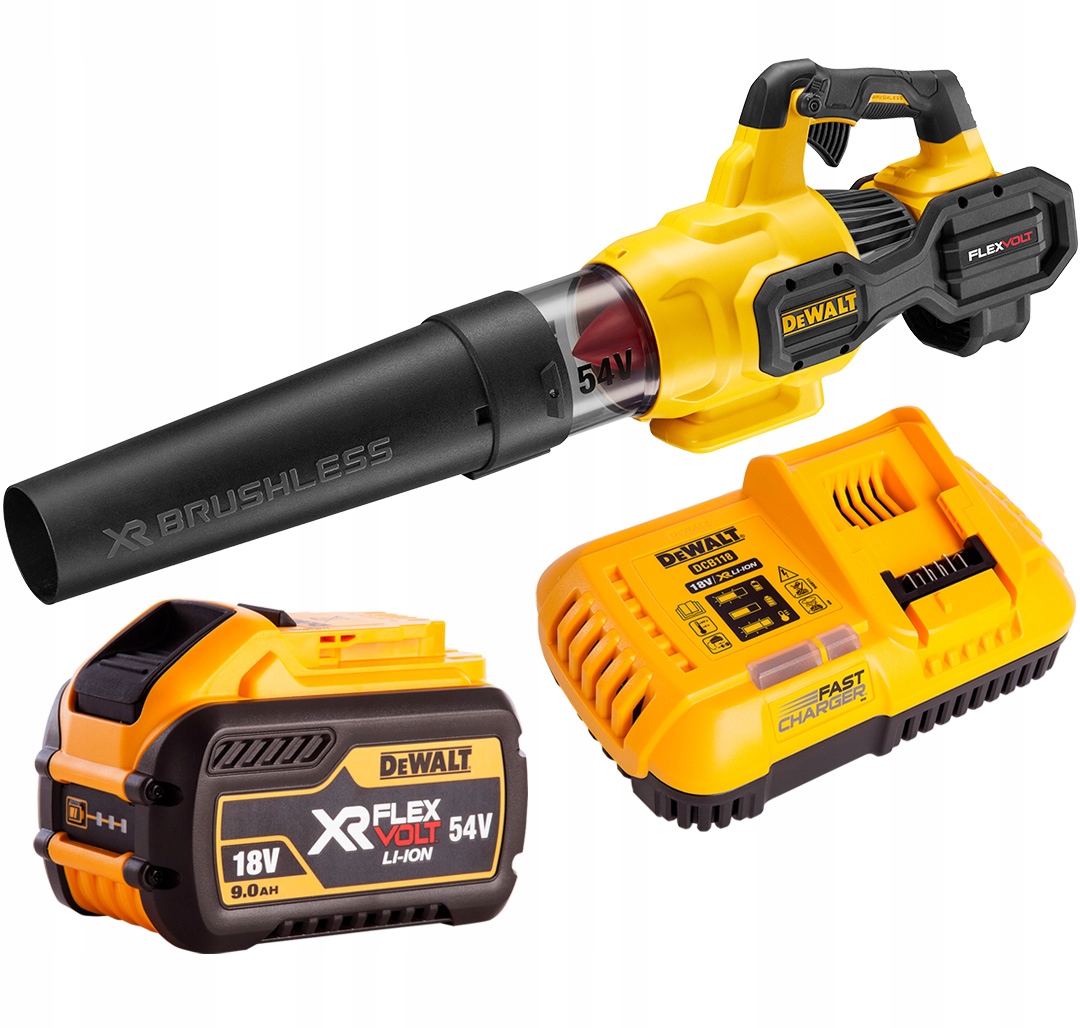 

Dmuchawa akumulatorowa 54V 1x9Ah DeWALT DCMBA572X1