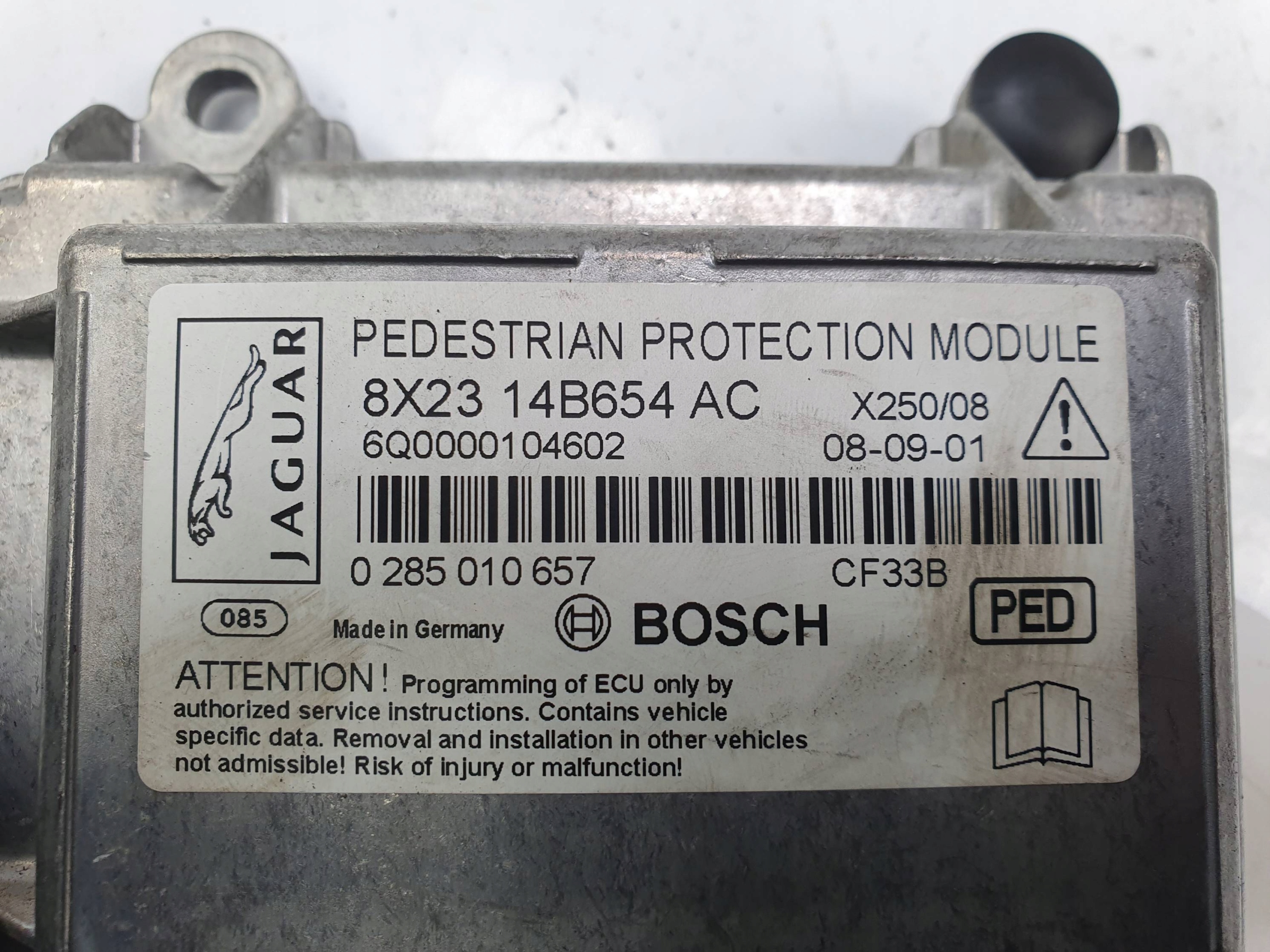 SENSOR airbag airbag 8X2314B654AC JAGUAR XF