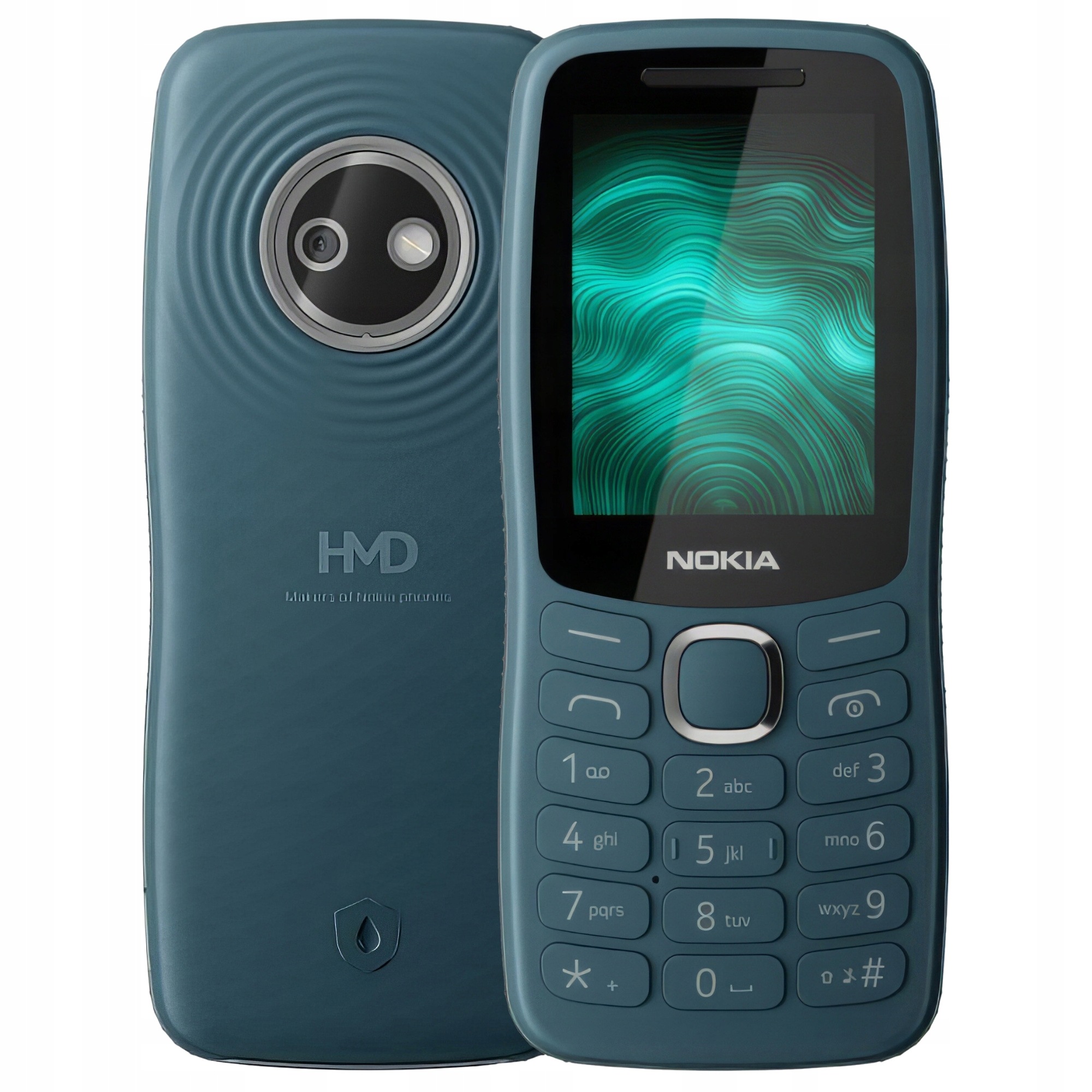 Telefon Hmd Nokia 123 Shield Zielony 1750 mAh Usb-c Radio Fm
