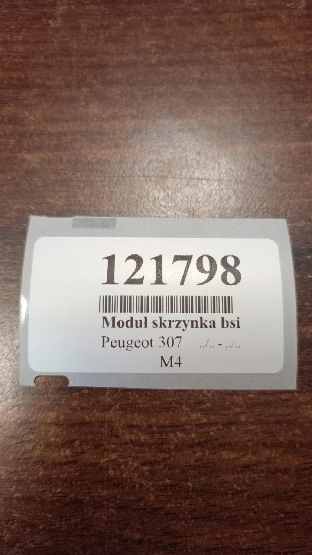 PEUGEOT 307 modul Kasten BSI 9664476580