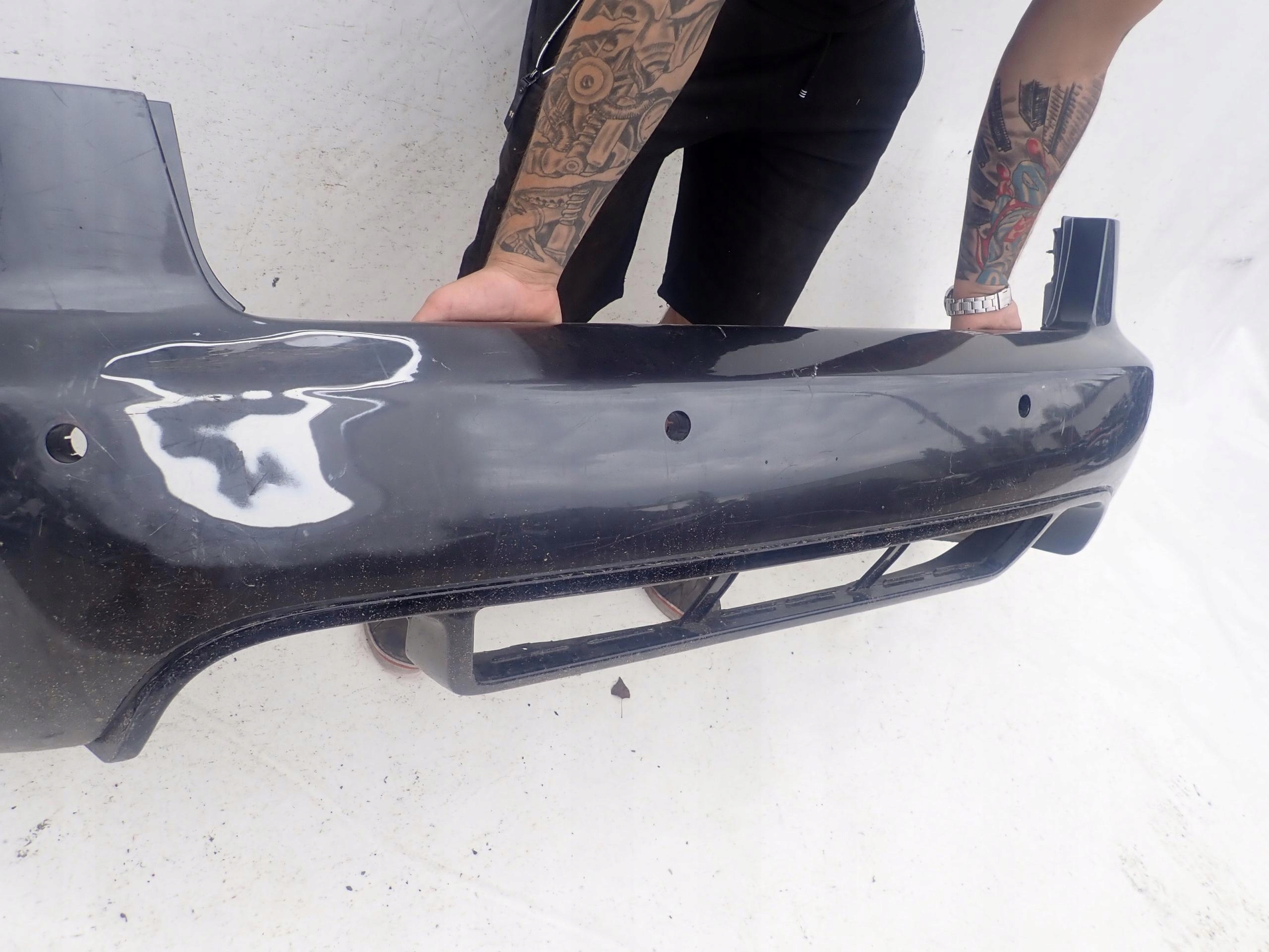 AUDI A4 8E 05-08 KOMBI S4 bumper rear part rear PDC