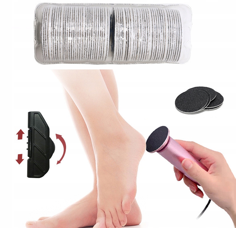 Elektryczna Maszyna do pedicure Frezarka Do Pięt+ 60 Wkładów