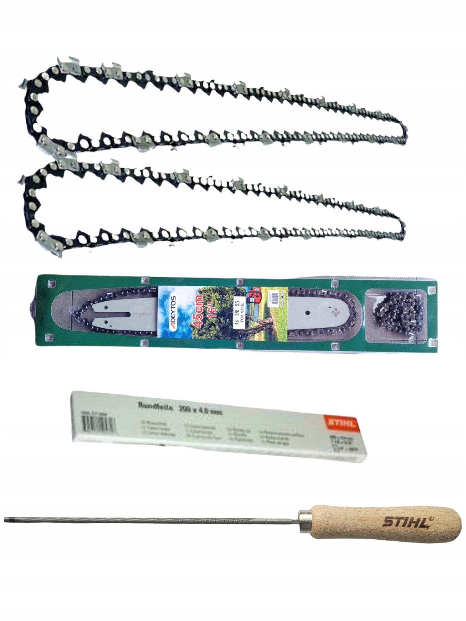 

PROWADNICA+2 Łańcuchy Do Piły STHIL+pilnik