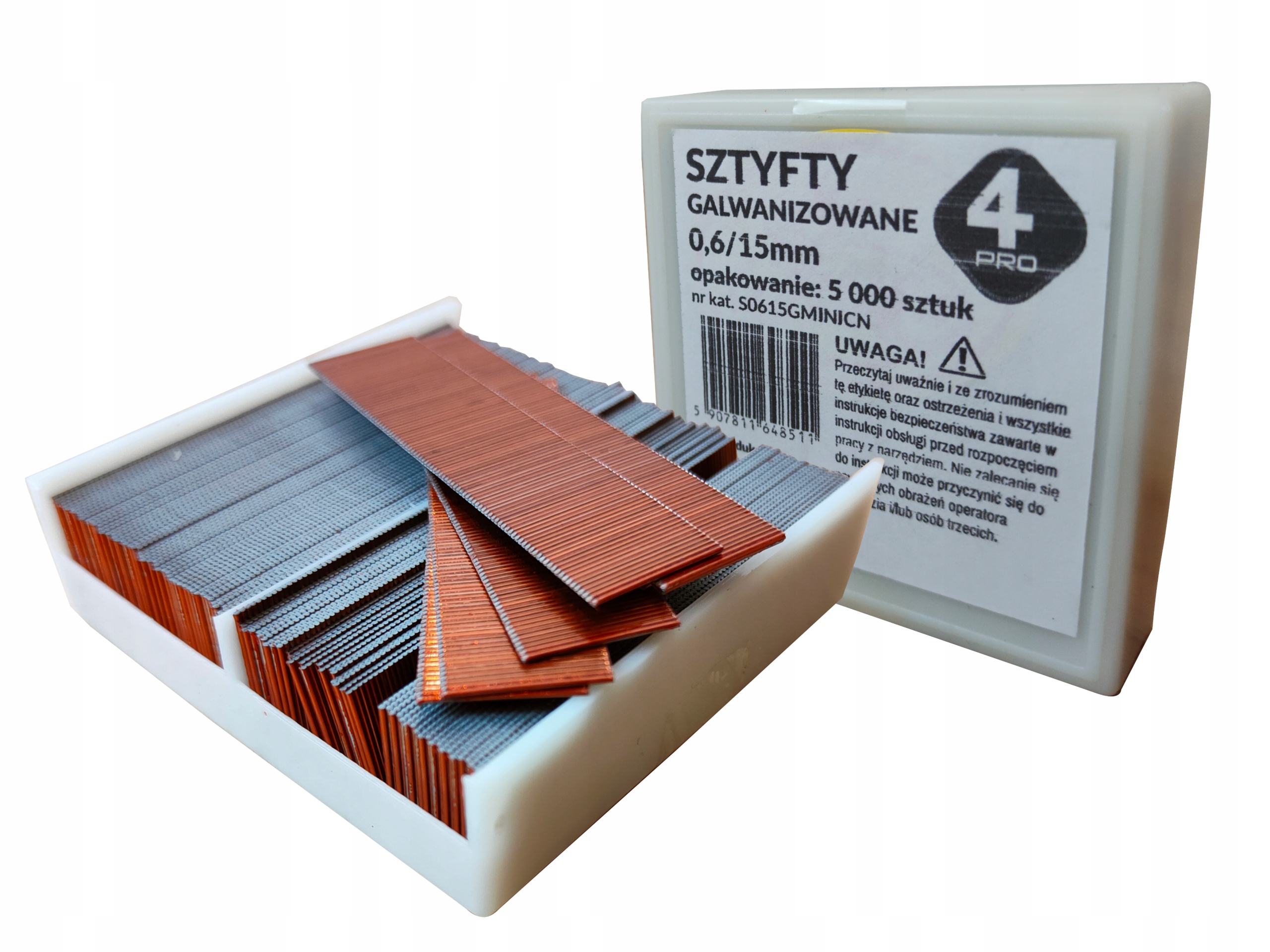 

Sztyfty Igiełki Bezłebkowe 4PRO 0,6x15mm 5TYS