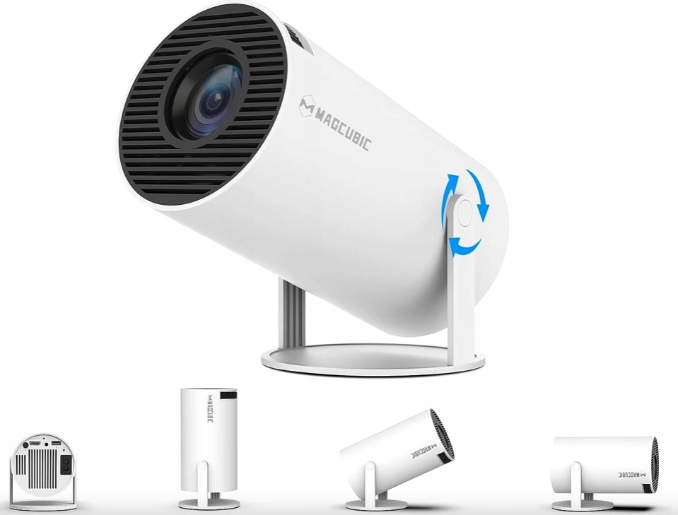 PROJEKTOR DOMOWY OBROTOWY ANDROID TV WIFI FULL HD PRZENOŚNY GŁOŚNIK WYJAZDY Marka XPart