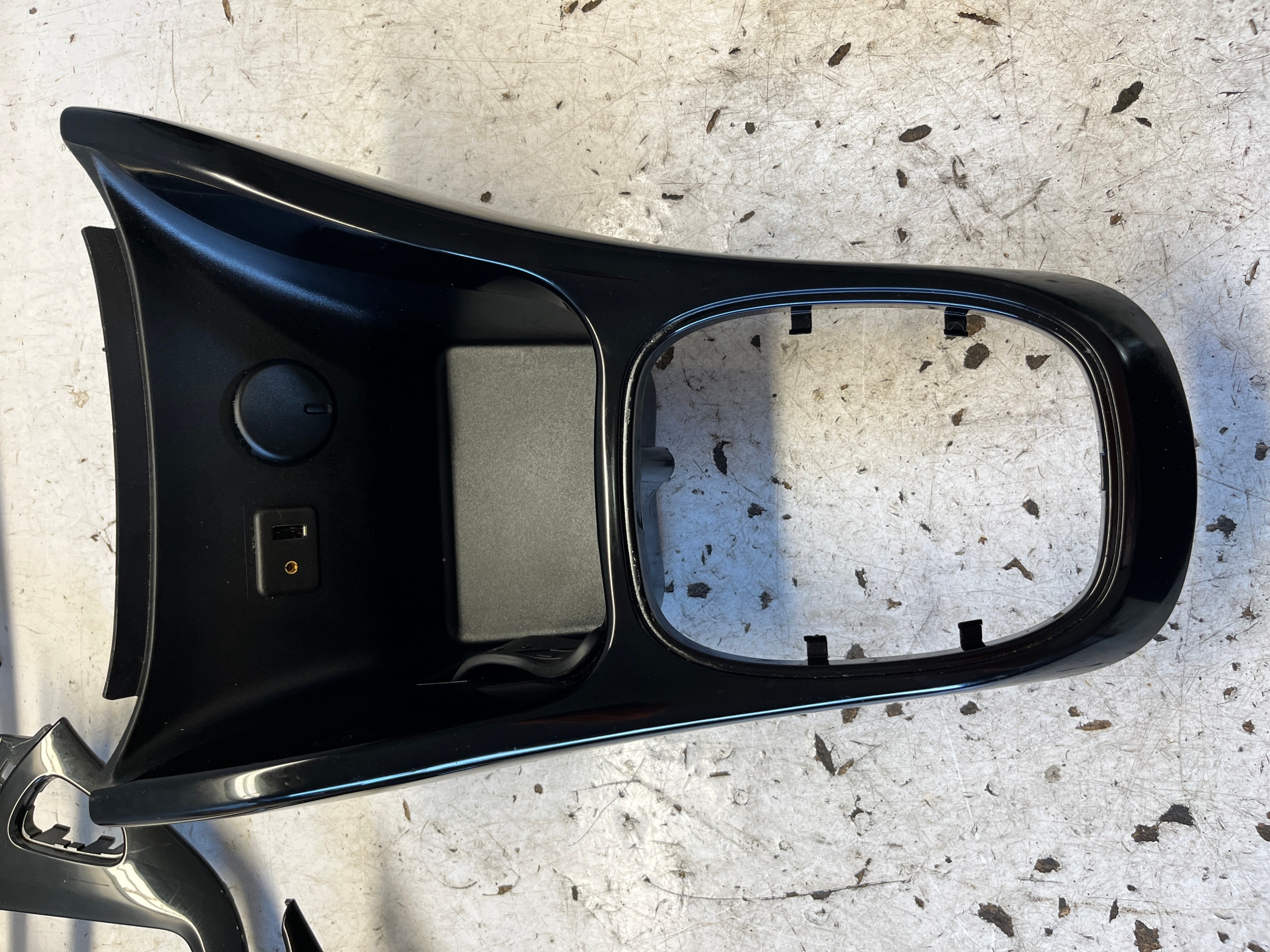 OPEL CORSA E DEKORY Console du tableau de bord RADIA Noir POLYSK PIANO