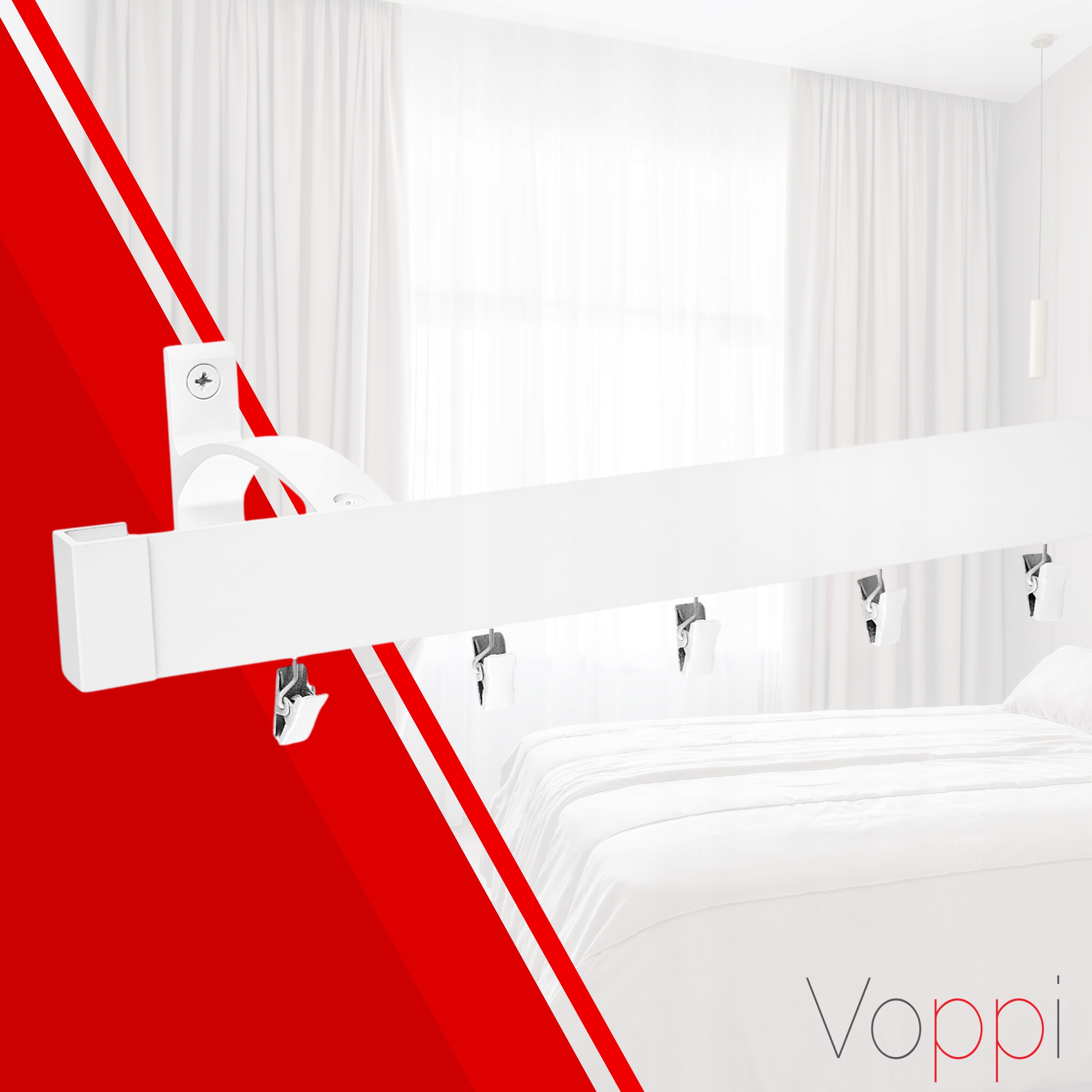 KARNISZ APARTAMENTOWY SUFIT MODERN POJEDYNCZY 240CM Kod producenta Voppi