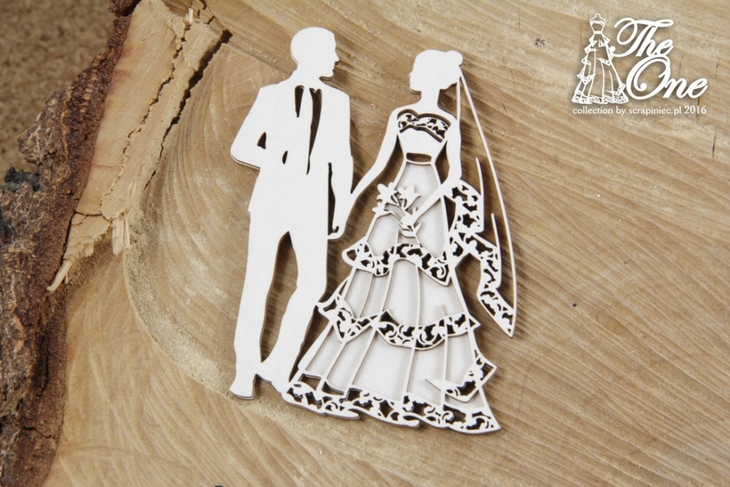 Tekturka The one- 2layers bridegroom- 2warstwowa para młoda