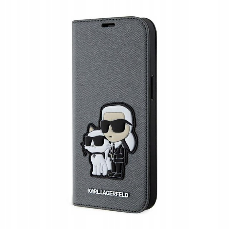 Karl Lagerfeld Booktype Nft Saffiano Karl & Choupette Etui iPhone 14