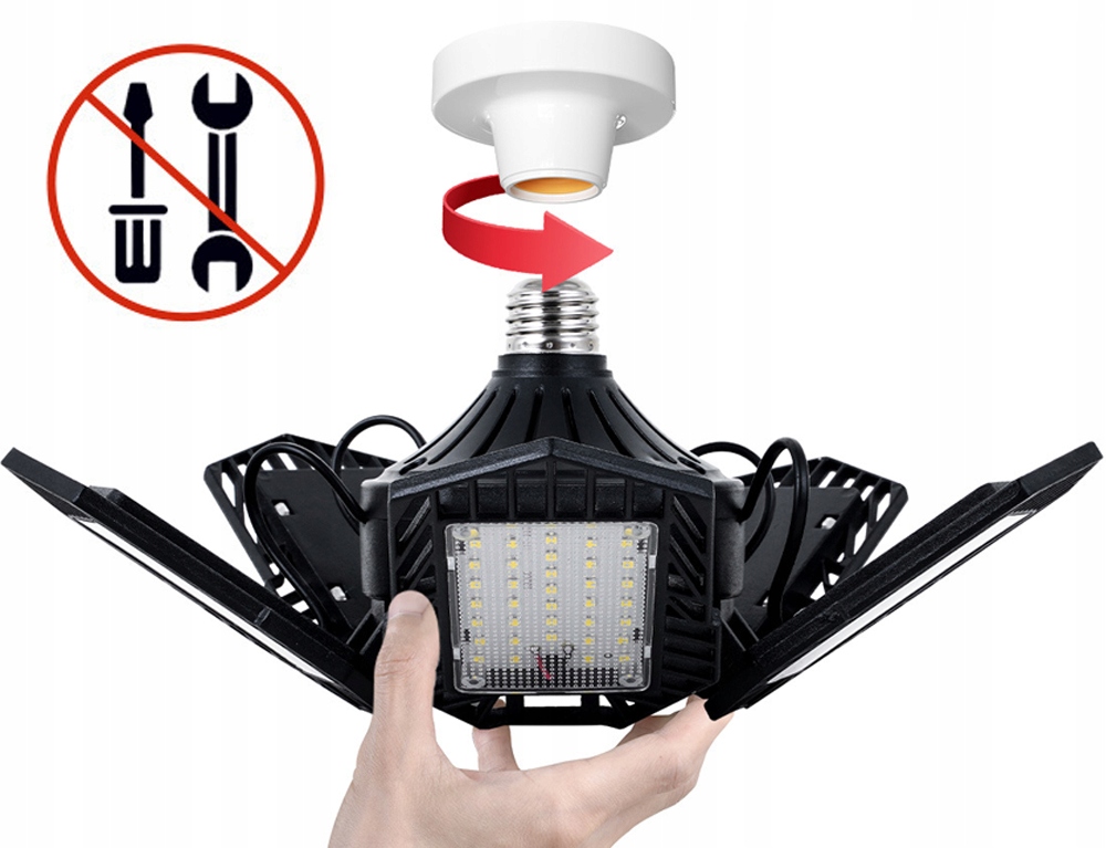 LAMPA WARSZTATOWA 80W SUFITOWA ROBOCZA ŻARÓWKA E27 Marka inna