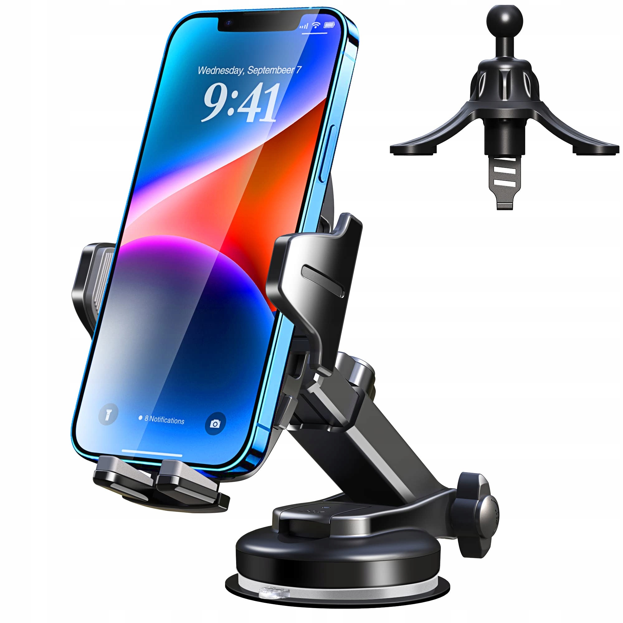 Držák do auta Jonsdany 3v1 pro telefon, stabilní, univerzální, na sklo
