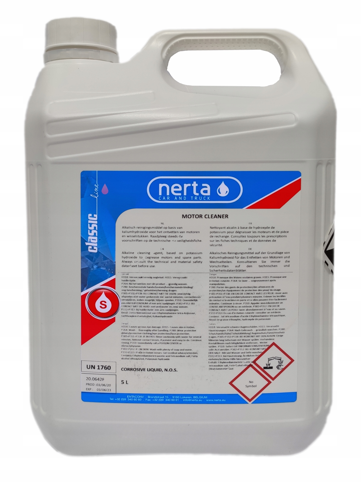 

Nerta Motor Cleaner płyn do mycia silników 5L