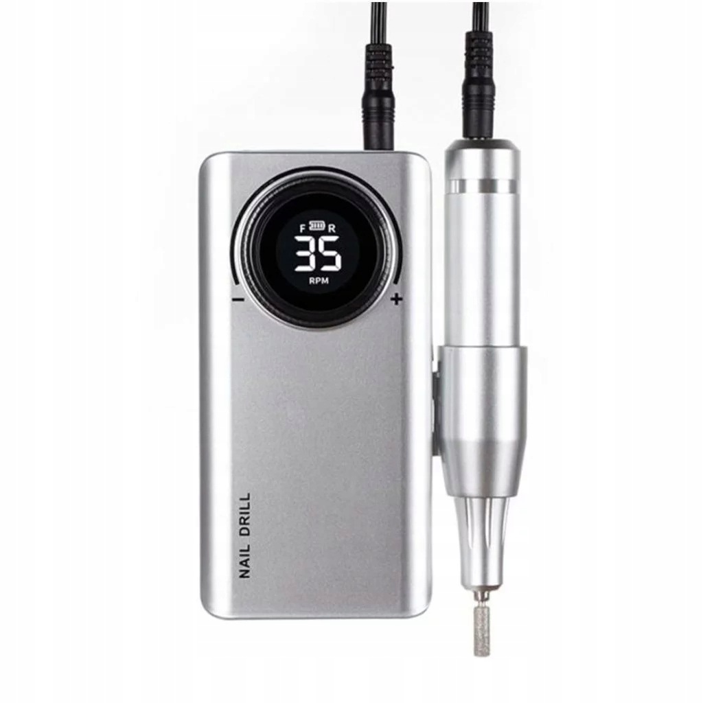 Frezarka Mobilna, Akumulatorowa do Paznokci, Manicure, 30W 35000 Rpm