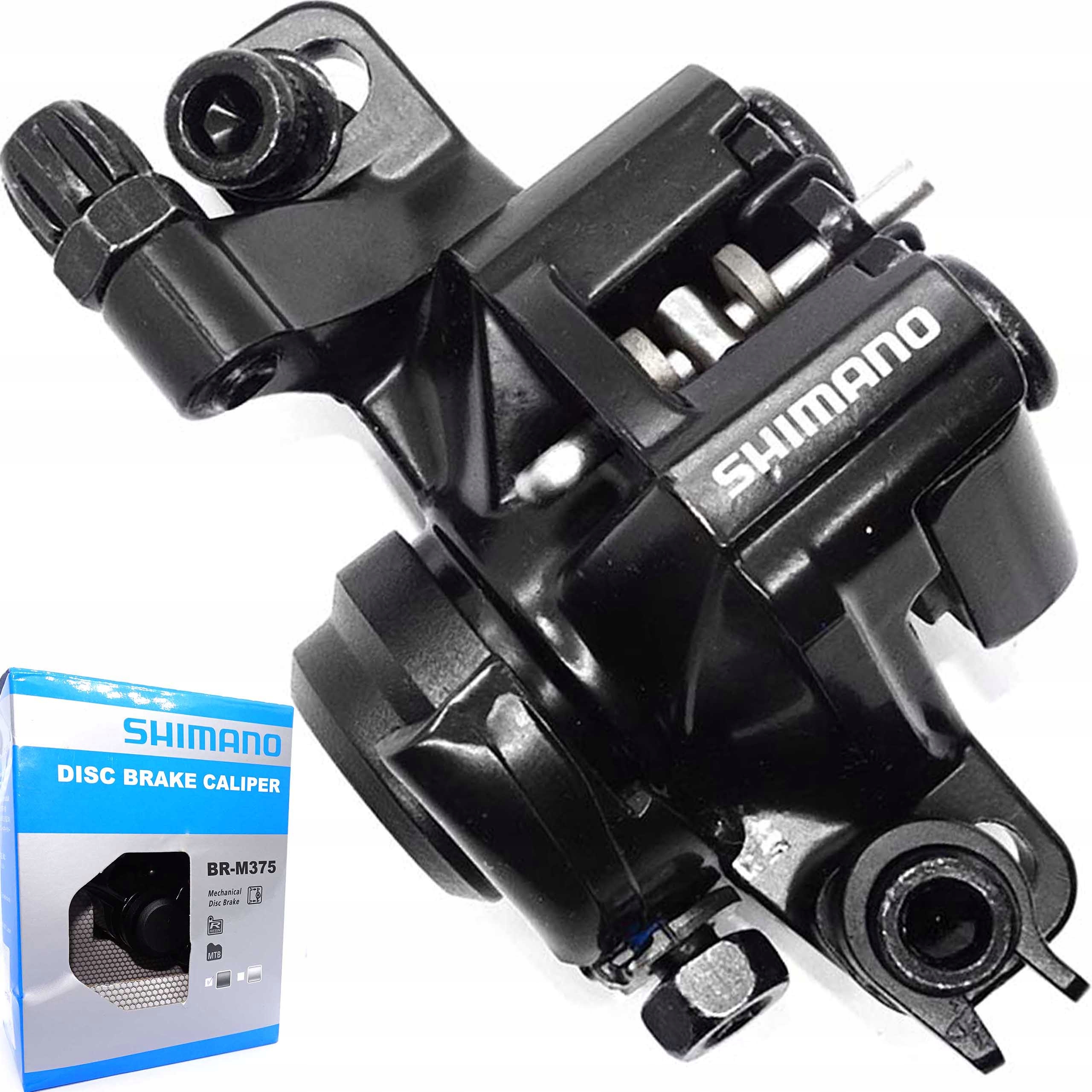 Shimano BR-M375 Zacisk Mechaniczny Hamulca Szczęka Przód Tył Klocki I Śruby