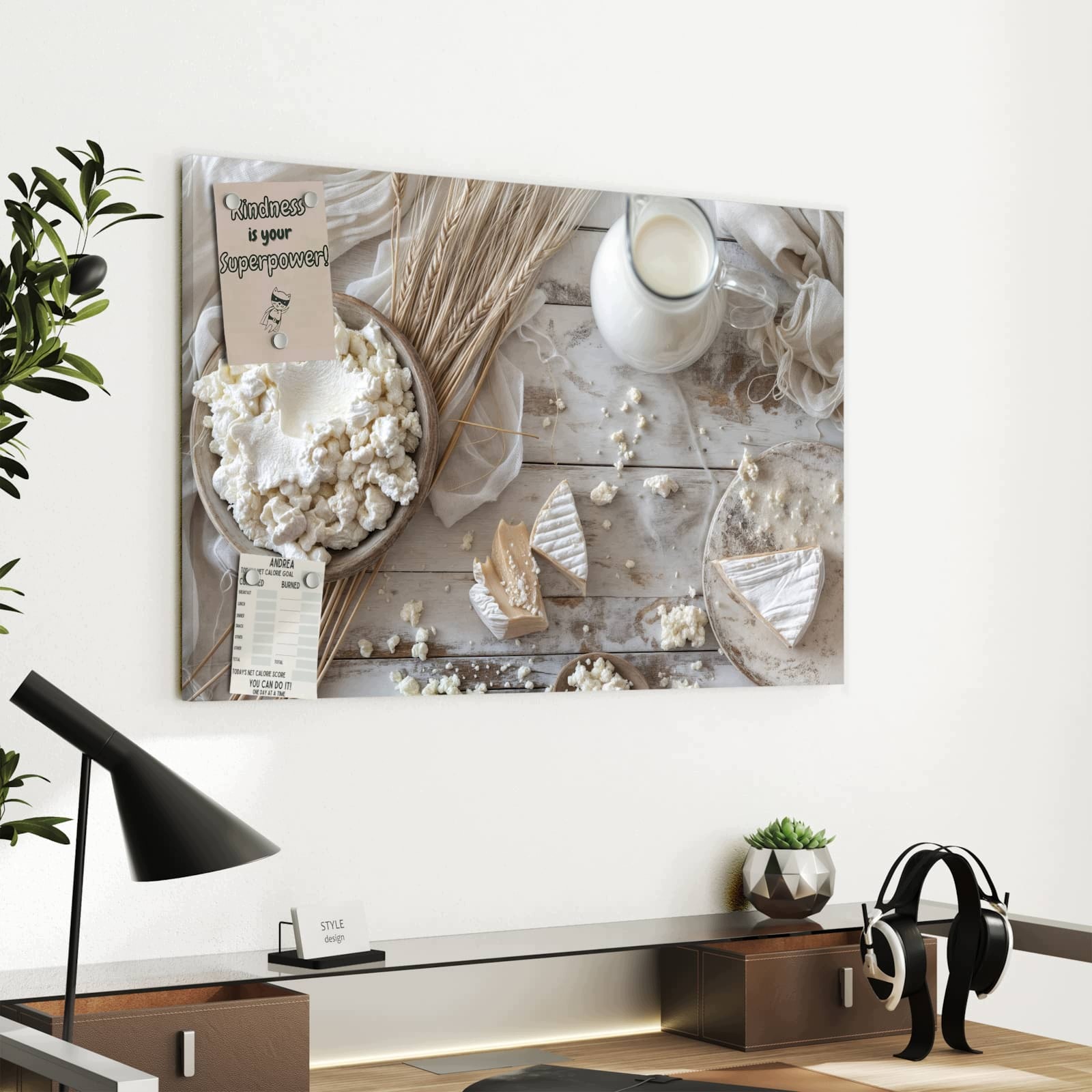 Magnetická tabule Ser kozi Miska 60 × 40 cm