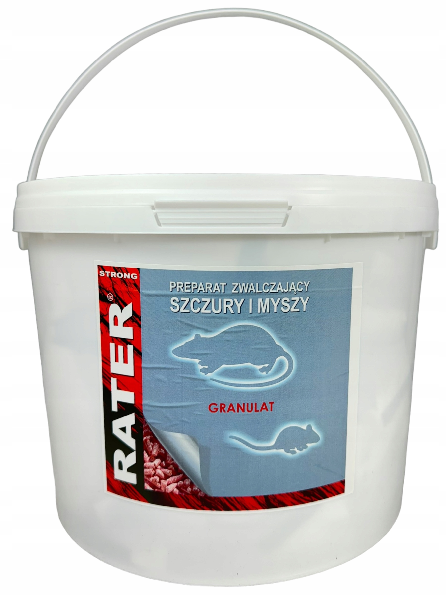 Rater Strong Granulat 5kg Wiadro trutka na myszy szczury