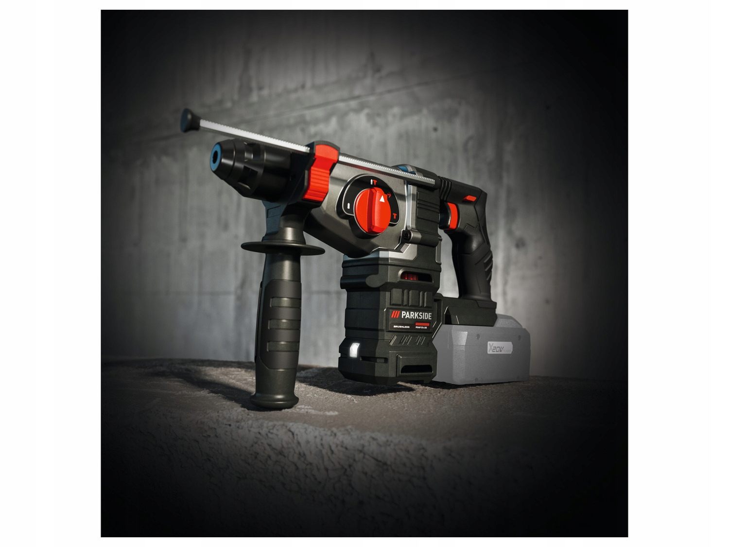 Akumulatorowa młotowiertarka PARKSIDE PERFORMANCE PKHAP 20-Li B2 20 V Typ uchwytu SDS Plus