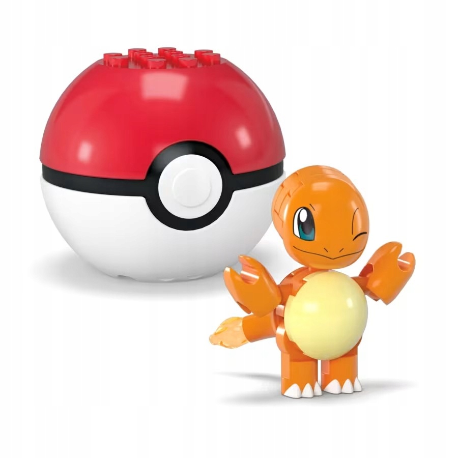 MEGA POKEMON POKEBALL ÉPÍTŐKOCKÁK 2 DB-OS CHARMANDER ÉS EEVEE CSOMAG Márka Mega