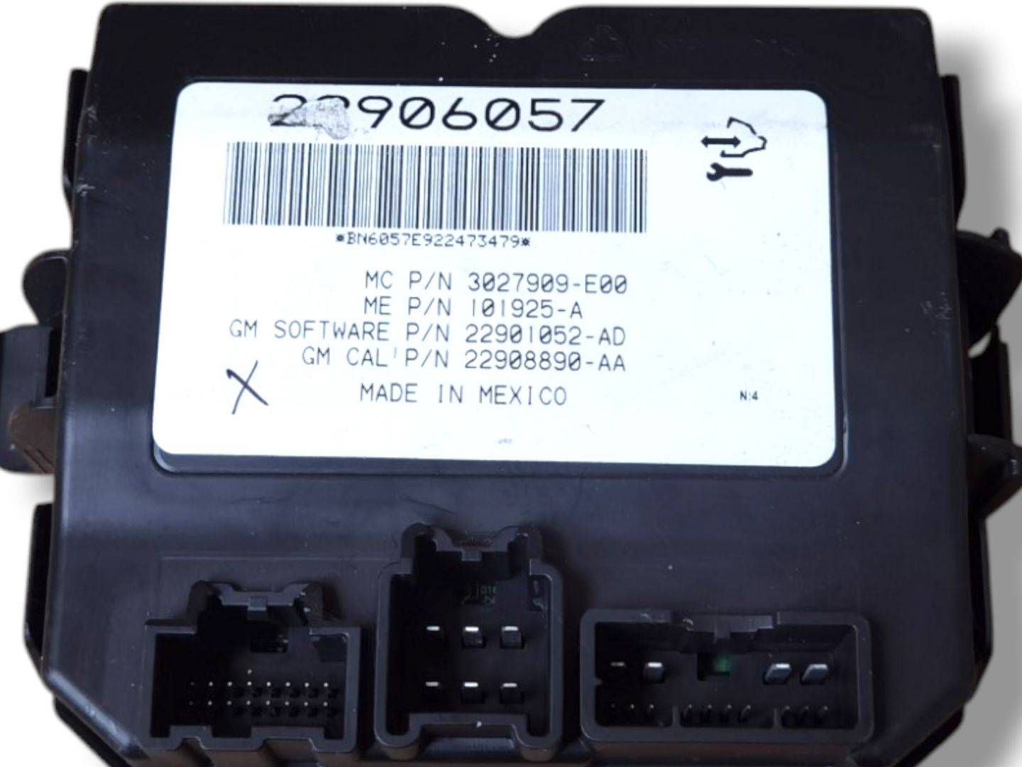 control unit bonnet boot Opel Insignia A 2012 22906057