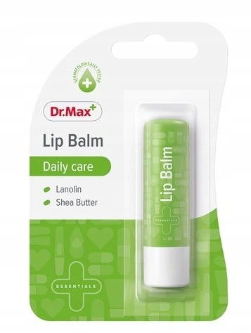 Dr.Max Lip Balm pomadka do ust 4,6g z lanoliną i masłem shea