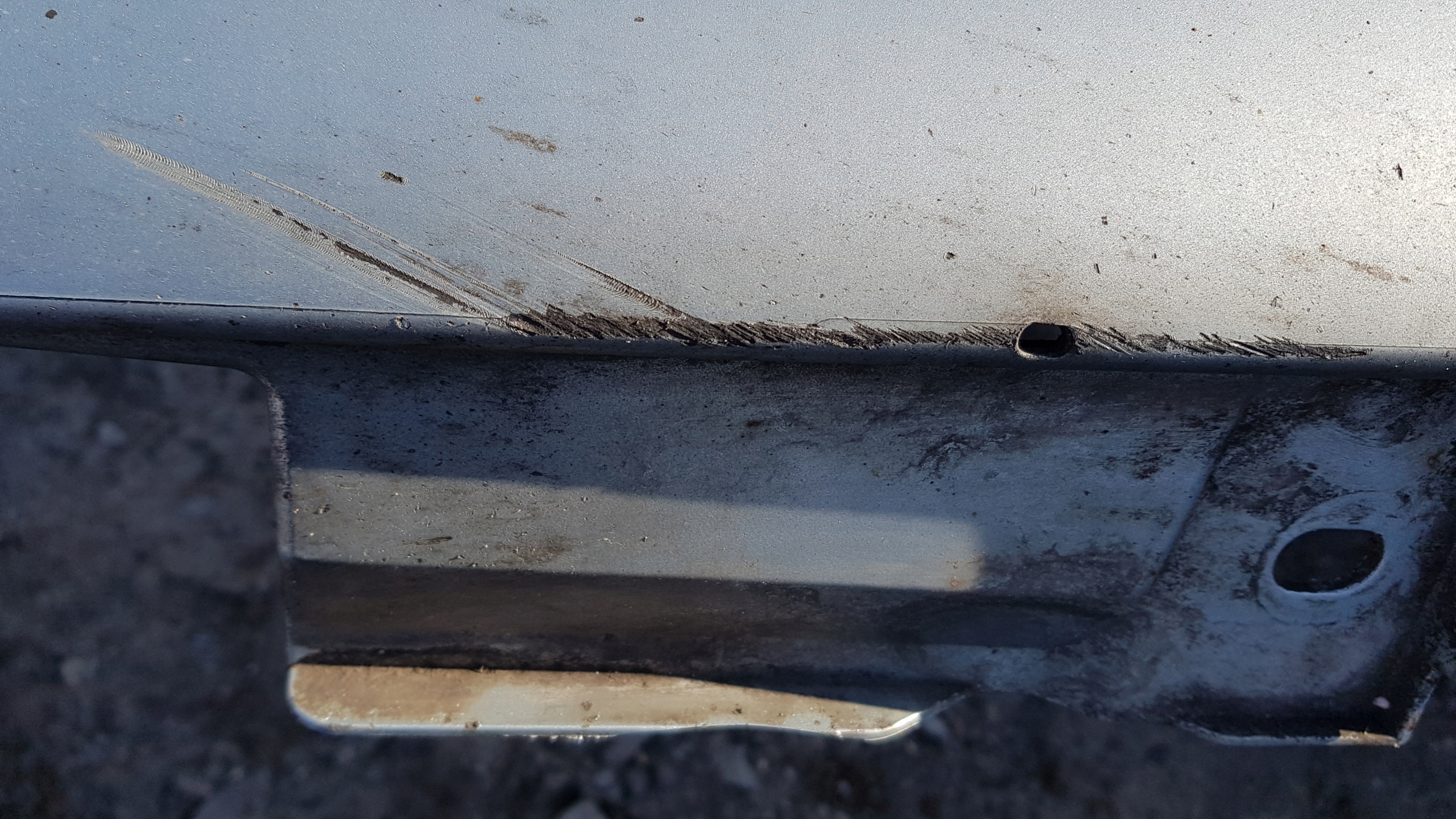 MERCEDES W209 moulding threshold right front 762