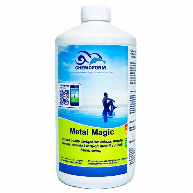

Do czyszczenia Basenu na Żelazo Wapń Metal Magic 1