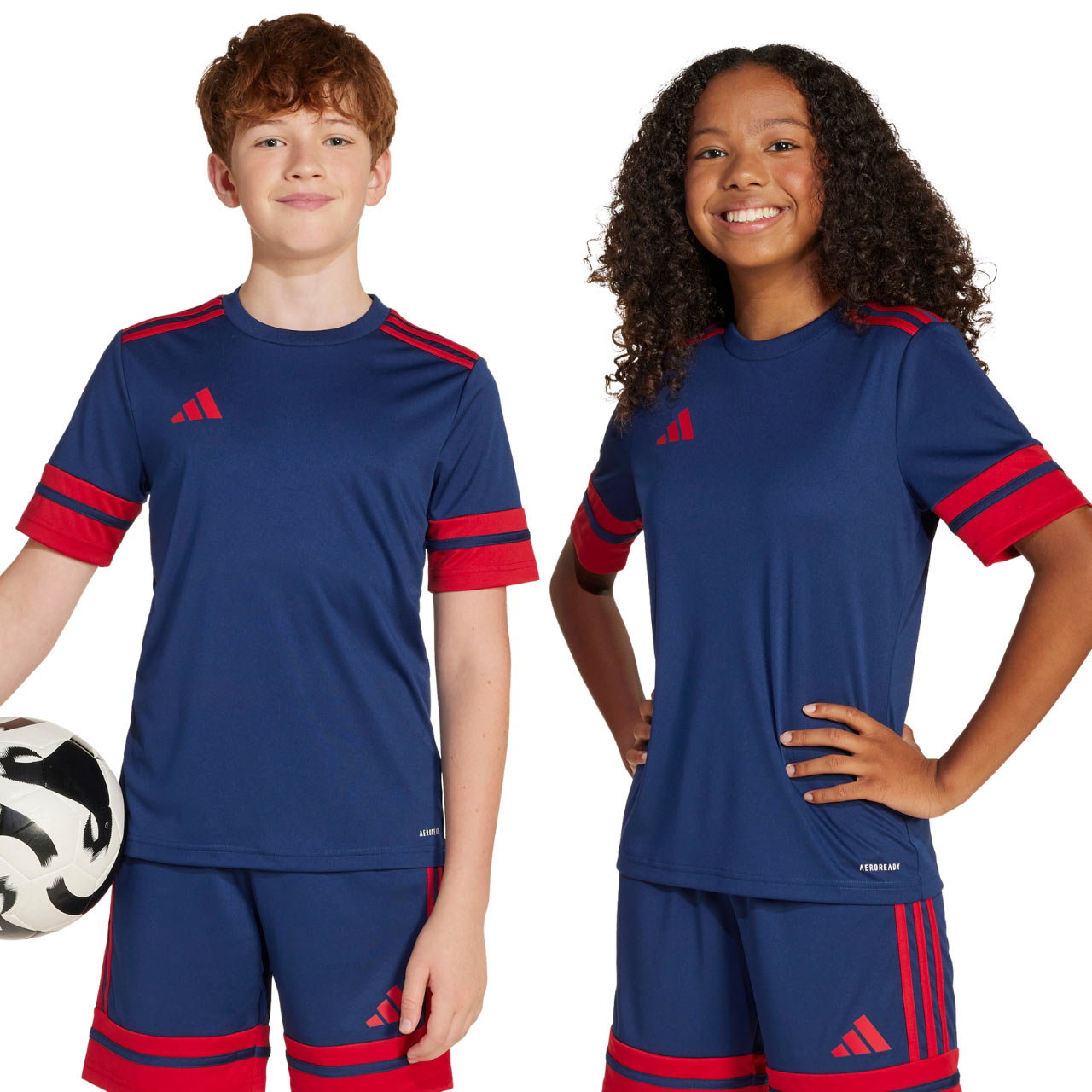 Koszulka dla dzieci adidas Squadra 25 granatowa JJ2415 152cm