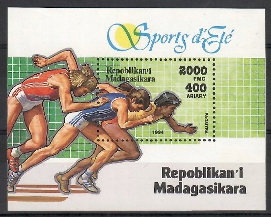 Madagaskar 1994 Mi bl 262 Czyste **