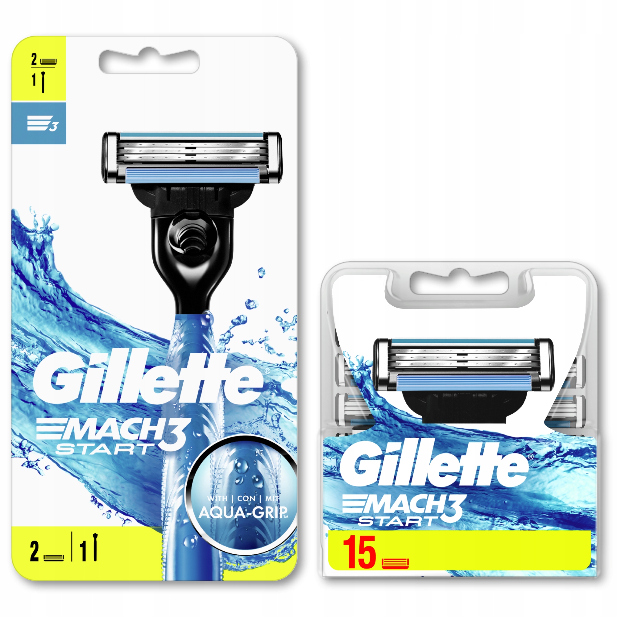 

Gillette Mach3 Aqua-Grip Start Maszynka 17 ostrz