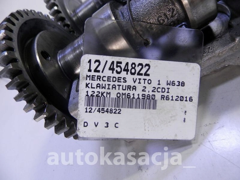 VITO W638 WALKI KLAWIATURA 2 2CDI R6120160104 Car type Passenger cars