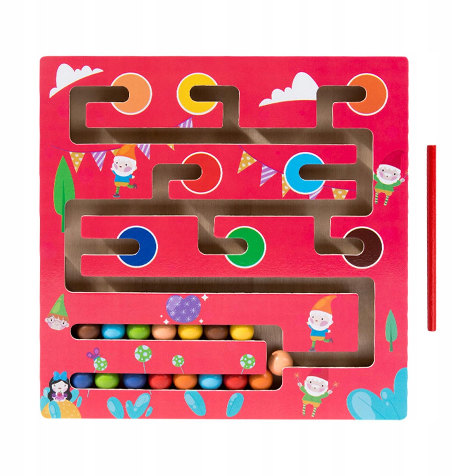 Holz Labirynt Maly Ksiaze - Magnetisches Geschicklichkeitsspiel Aus Holz
