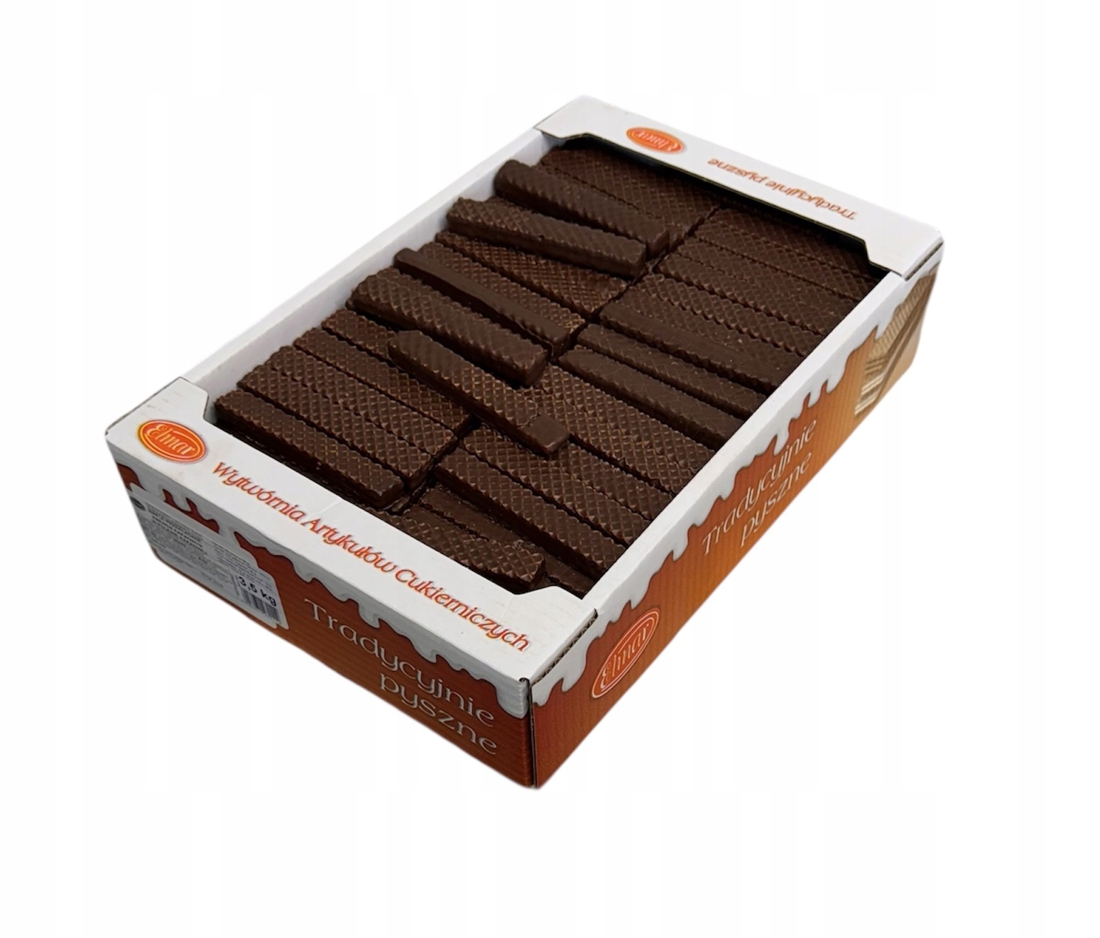 Elmar Wafle przekładane kakaowe w polewie kakaowej 3.5 kg