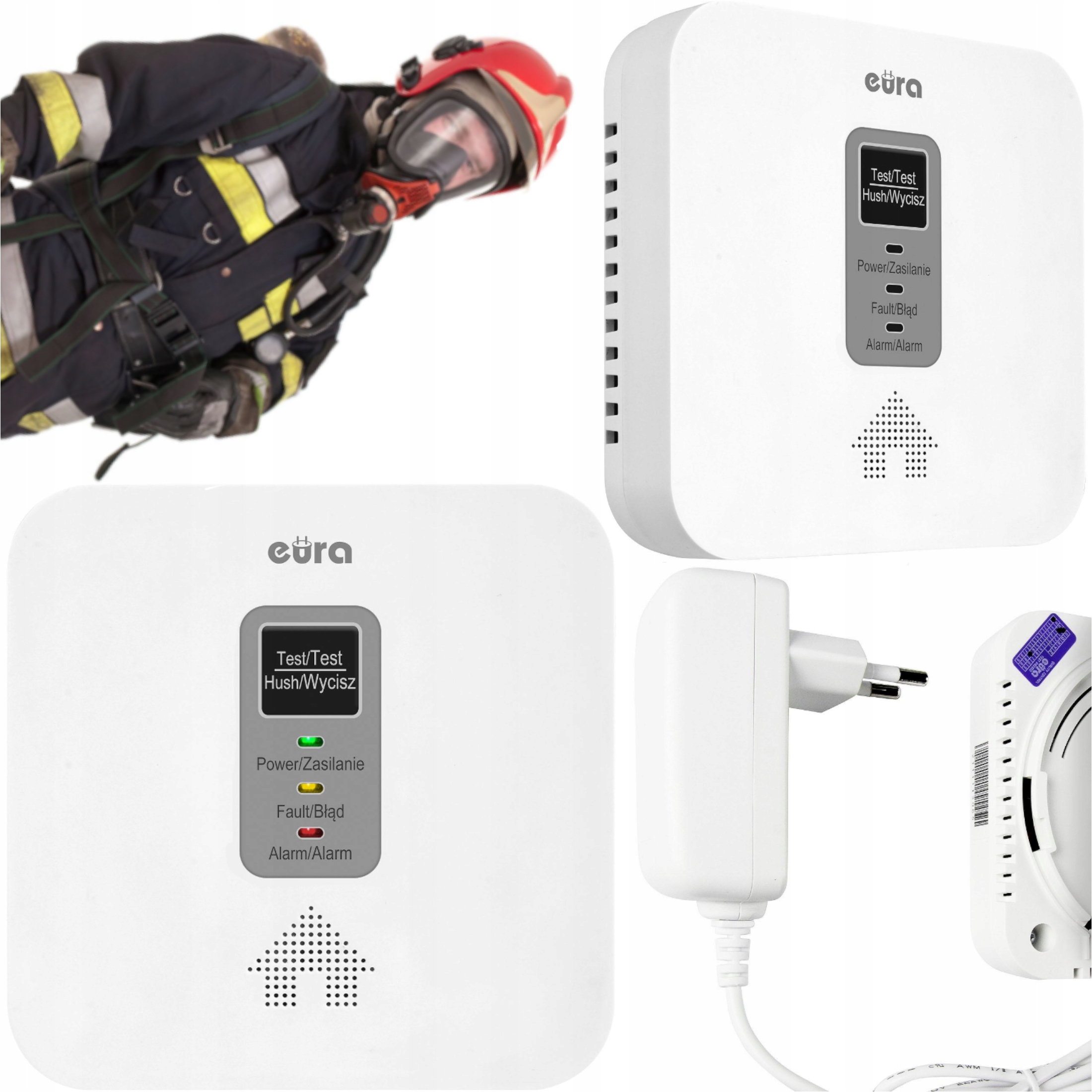 Digitálny Detektor Oxidu Uhoľnatého A Plynu Domáci Alarm So Senzorom 5 Rokov Senzor