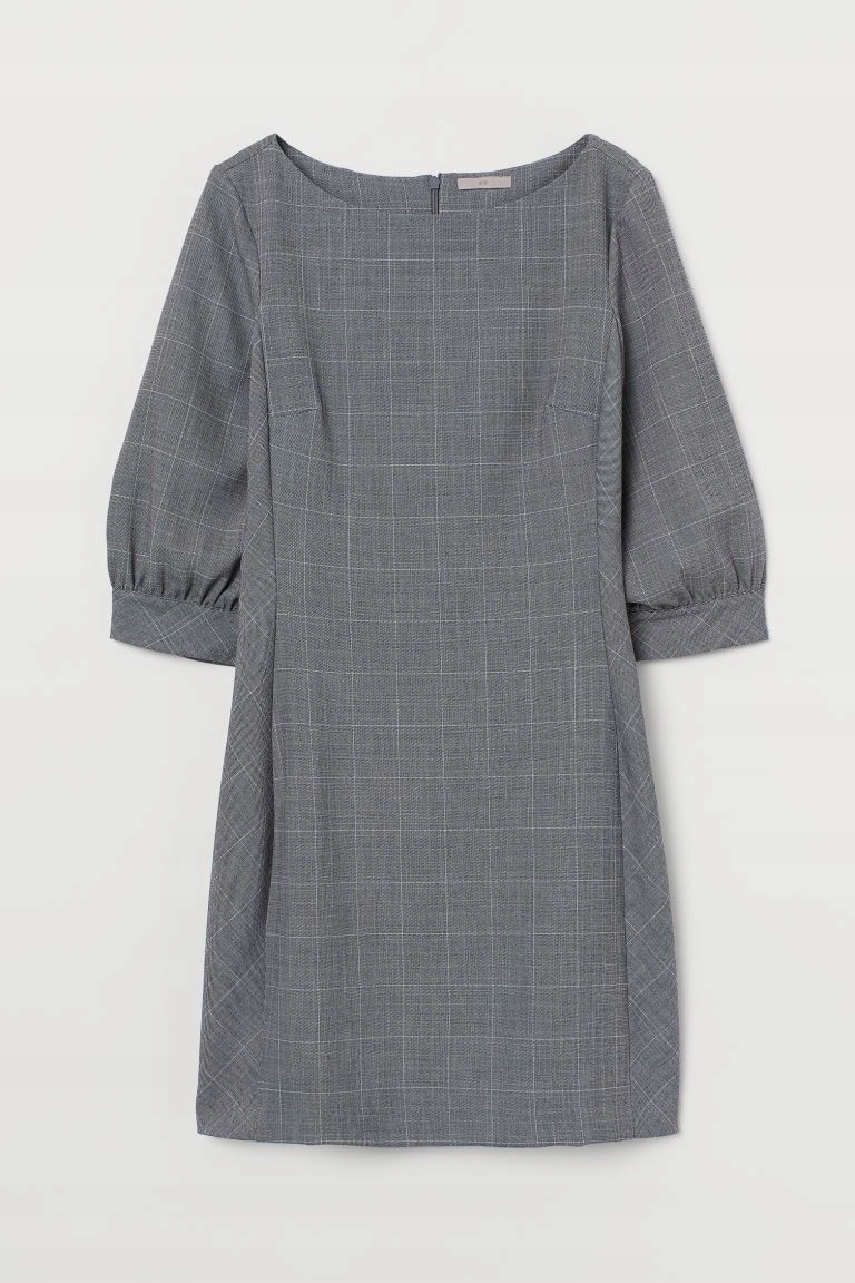 

H&m sukienka dopasowana kratka 34 Xs D169