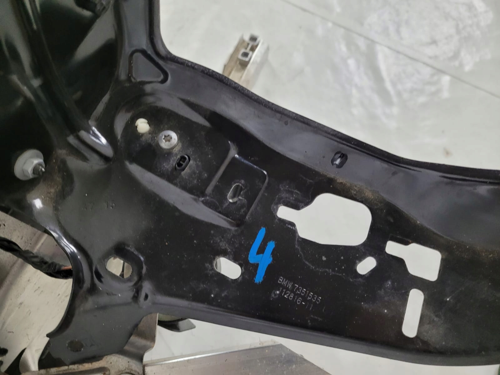 MINI COOPER F55 S 13- support panel for radiators pillar