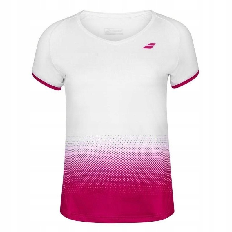Tričko Babolat Compete Cap Sleeve Top Girl White/red 128