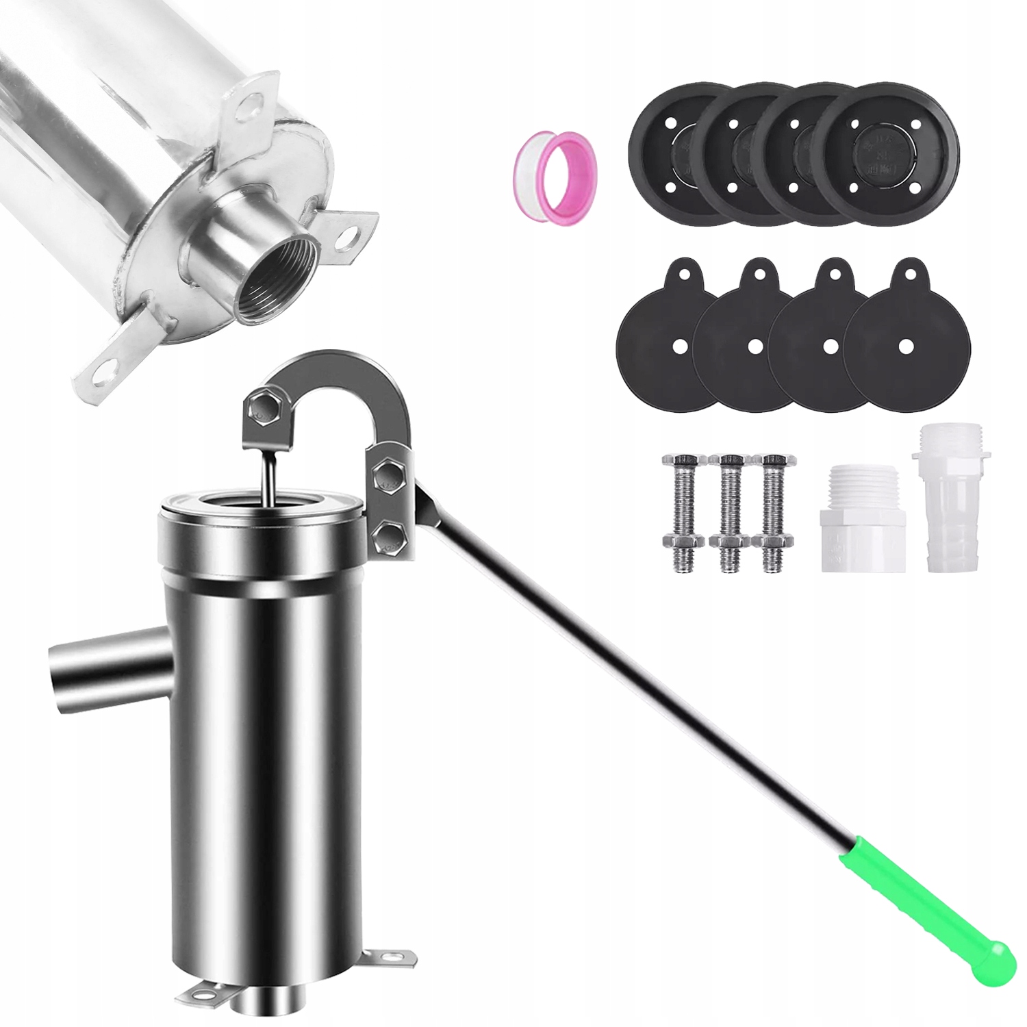 Ręczna Pompa Wody 32 mm Ze Stali Nierdzewnej 10M Głęboka Do Studni