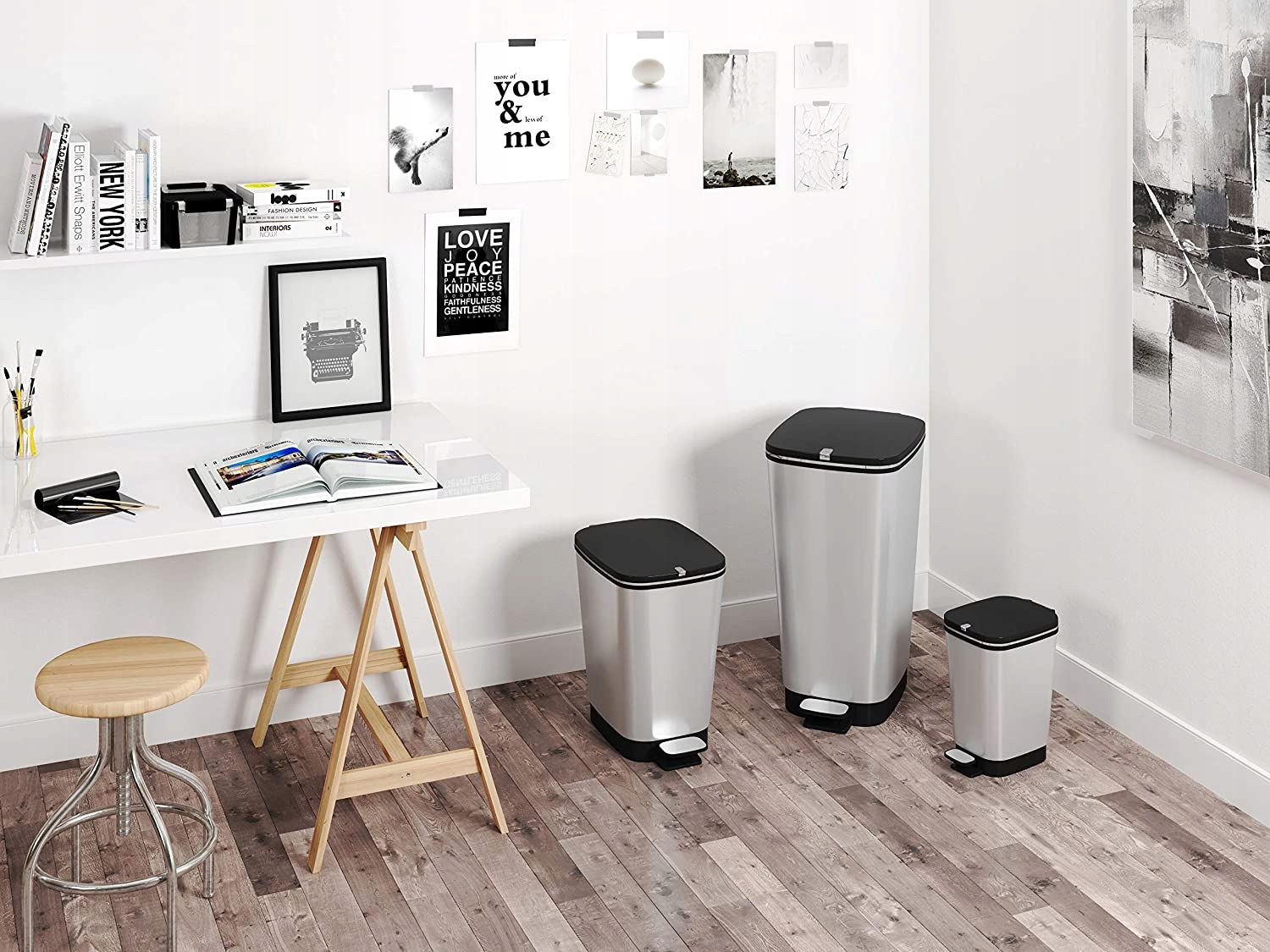 Kis Chic bin Style pojemnik na odpady 6 l do Pojemność 1 l