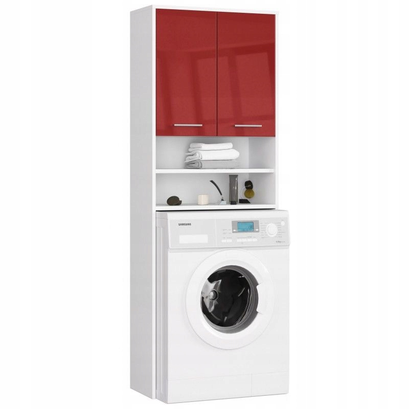 REGAŁ MEBLE SZAFKA ŁAZIENKOWA nad PRALKĘ POŁYSK