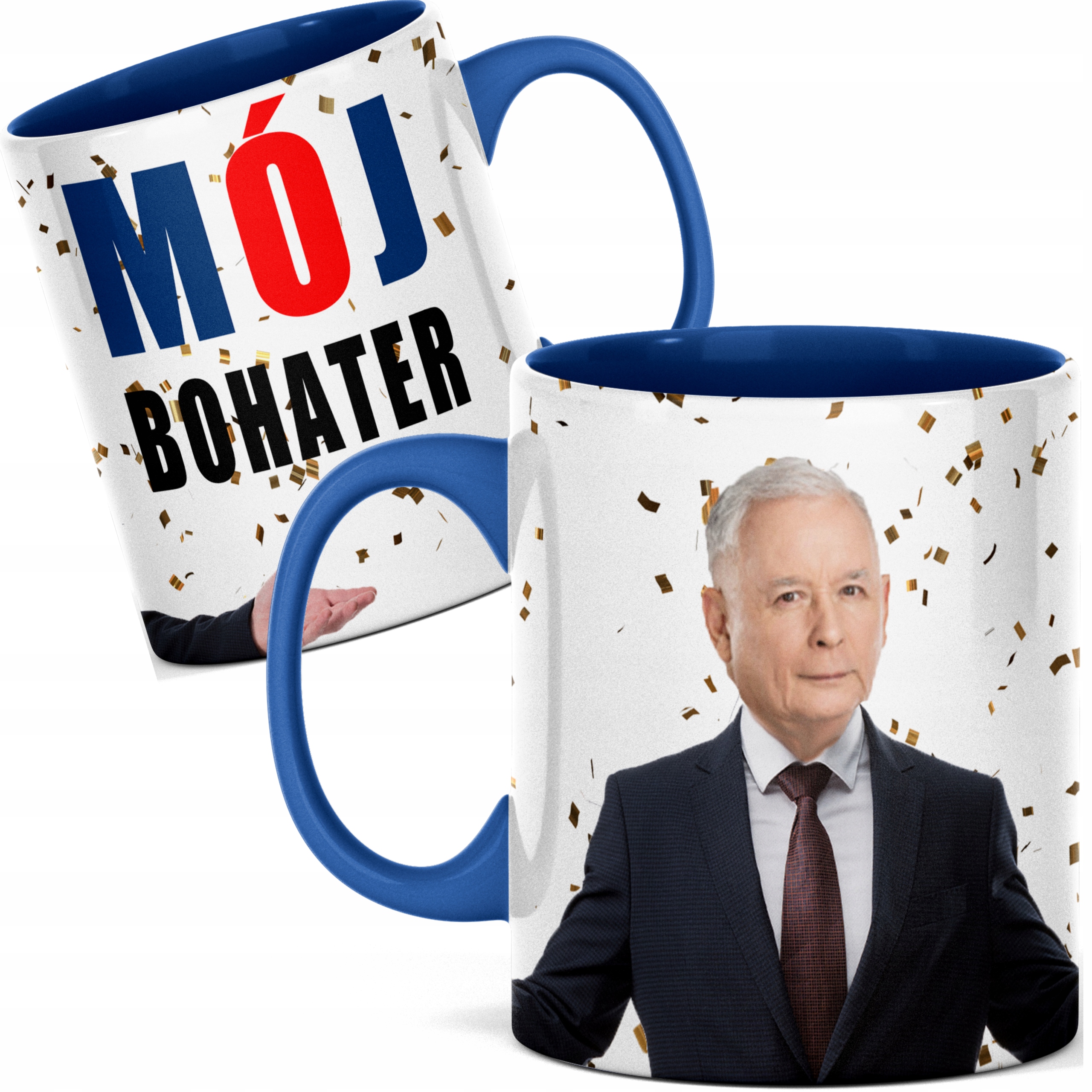 

Kaczyński Mój Bohater Śmieszny Kubek Duda Antypis