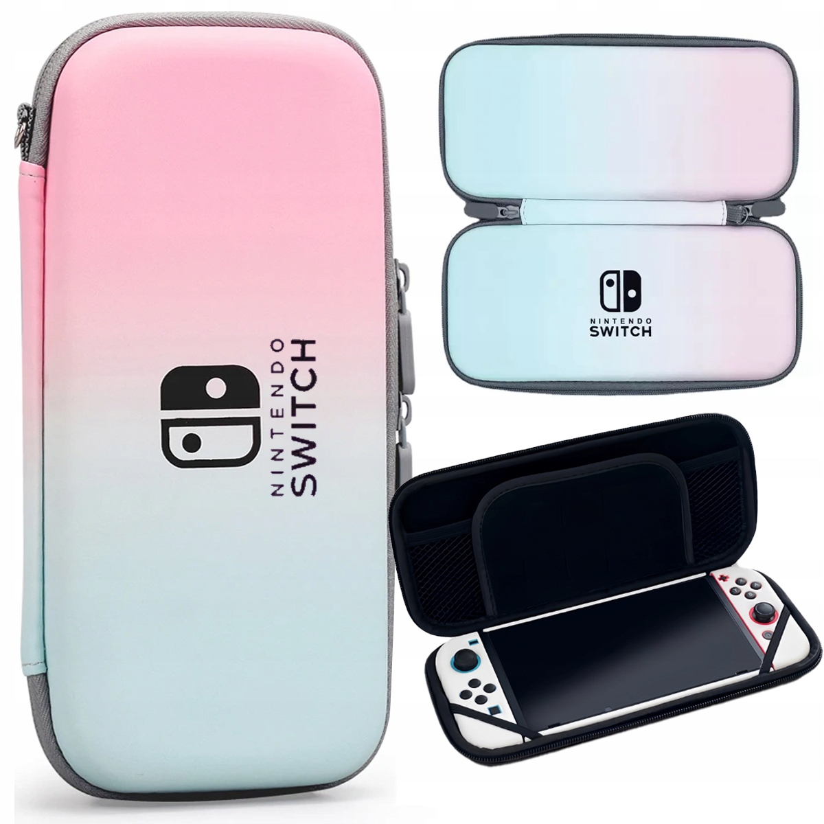 ETUI CASE POKROWIEC DO NINTENDO SWITCH OLED WZMOCNIONY WZÓR LEKKI
