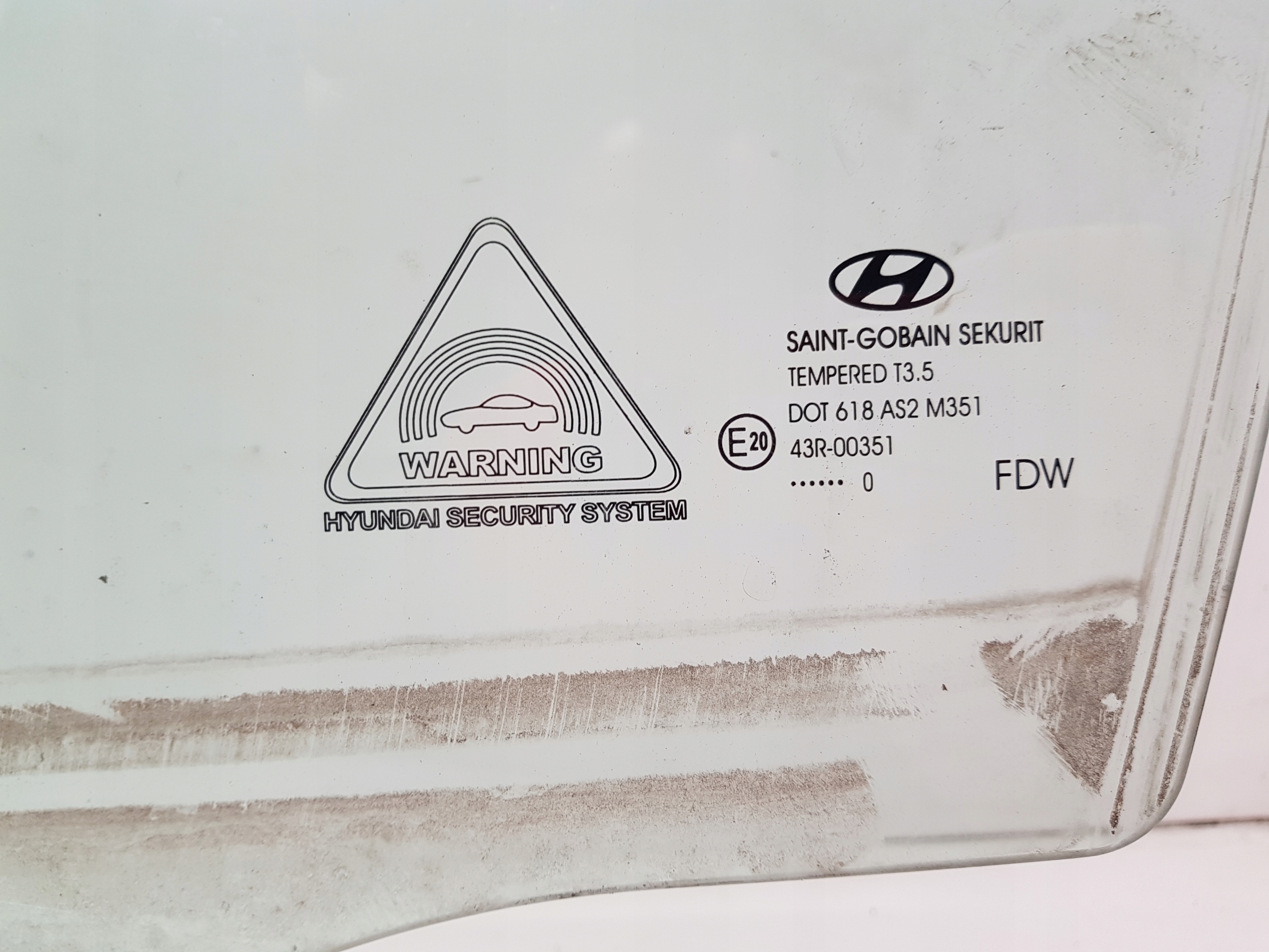 HYUNDAI I30 KOMBI window door left front 2007-12R